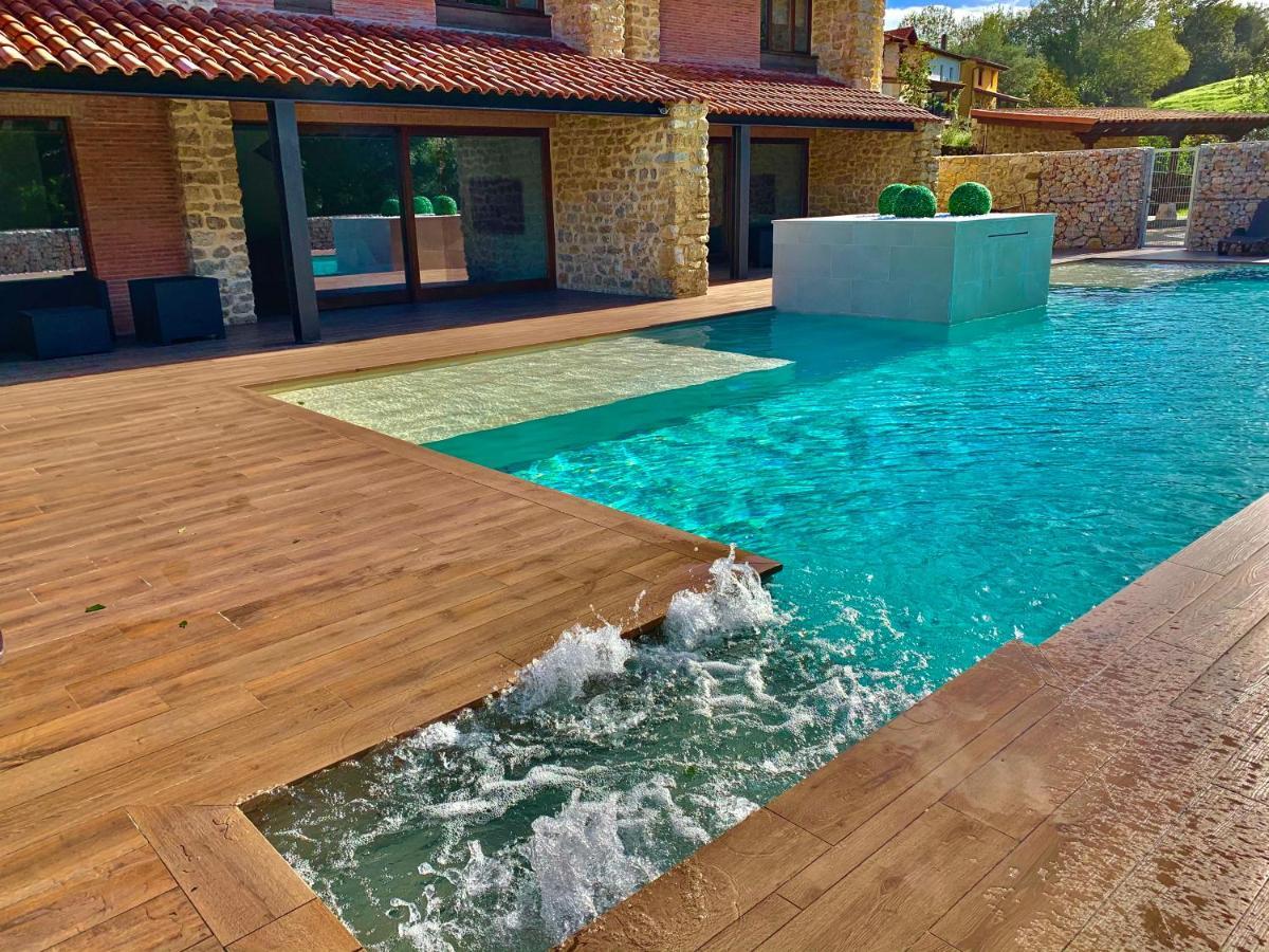 2 Apartamentos En Villa Con Piscina Privada En Asturias El Marquesau Noriega Exteriör bild