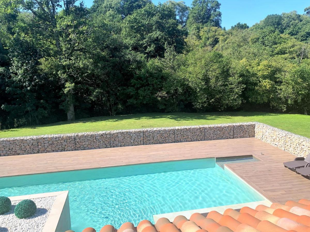 2 Apartamentos En Villa Con Piscina Privada En Asturias El Marquesau Noriega Exteriör bild