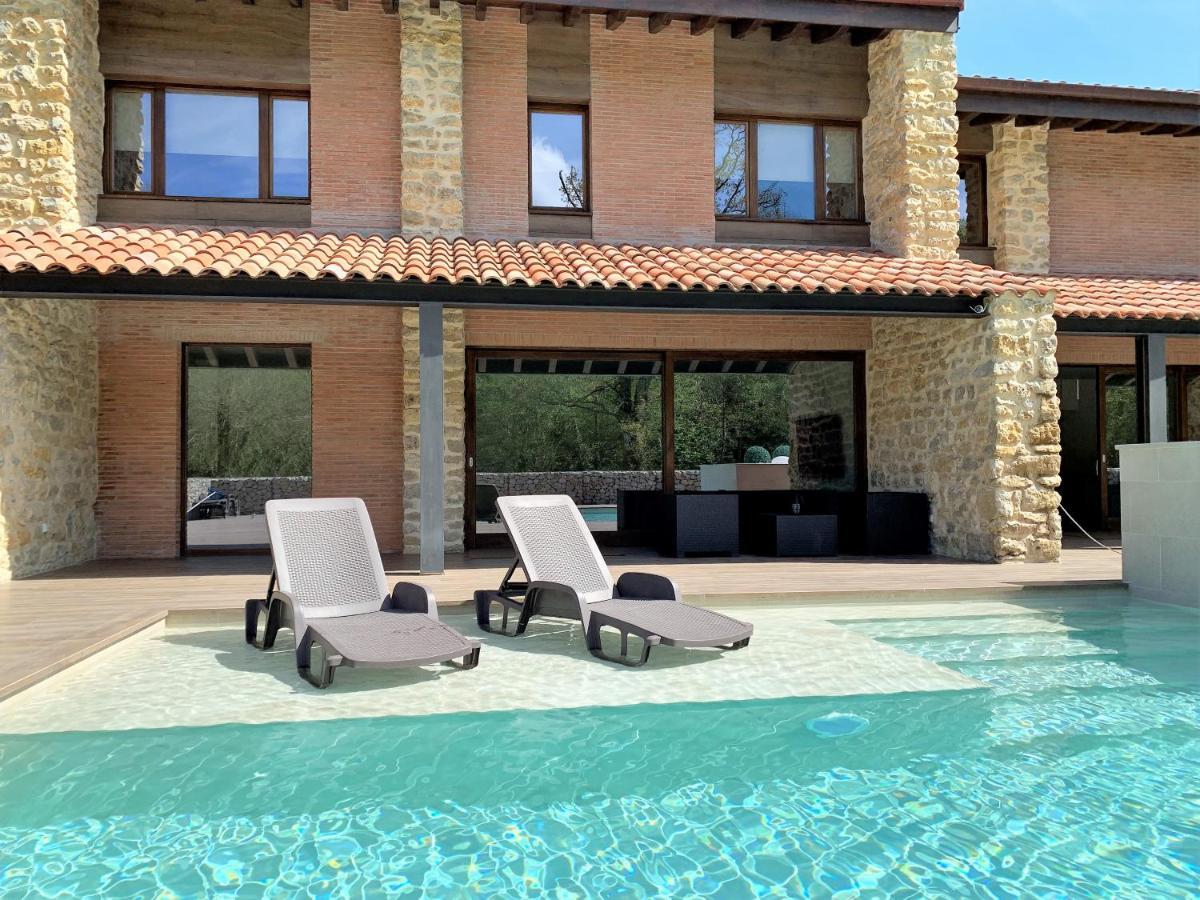 2 Apartamentos En Villa Con Piscina Privada En Asturias El Marquesau Noriega Exteriör bild